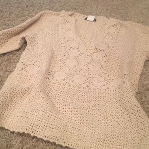 JCrew Crochet Top
